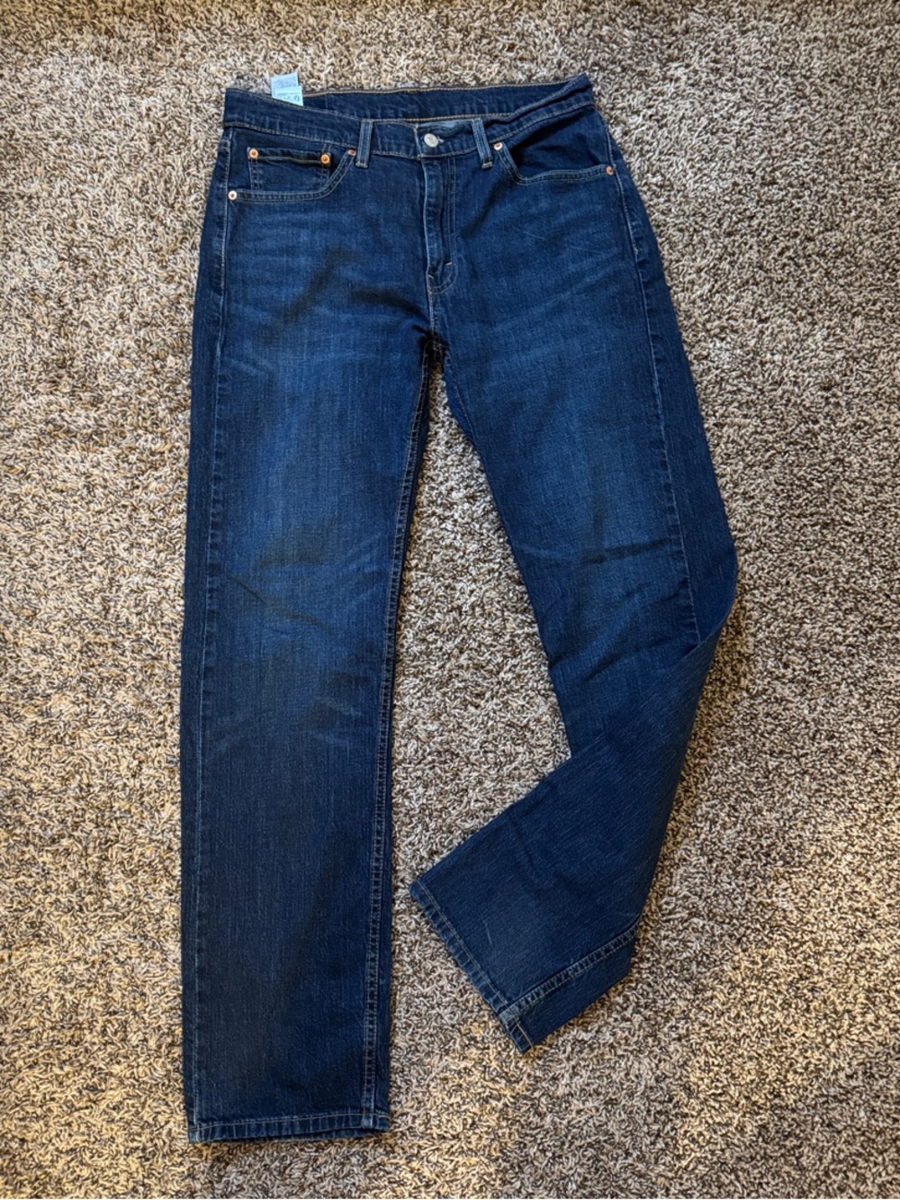 Levi's Indigo Blue Straight Jeans